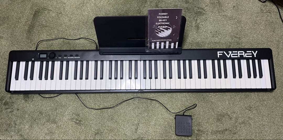 FVEREY 電子ピアノ 折り畳み 88鍵盤