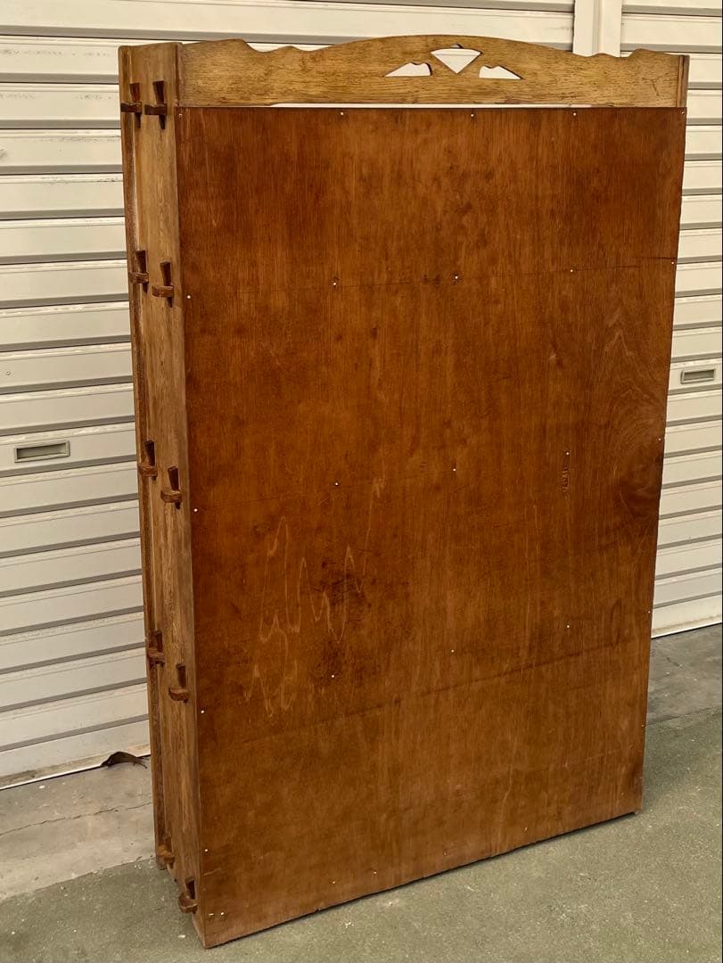 ［yamaka家具、古物、当時もの］くさび棚/5段