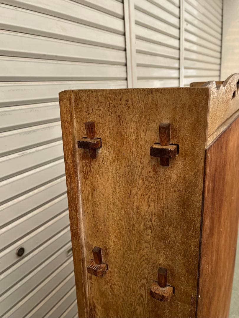 ［yamaka家具、古物、当時もの］くさび棚/5段