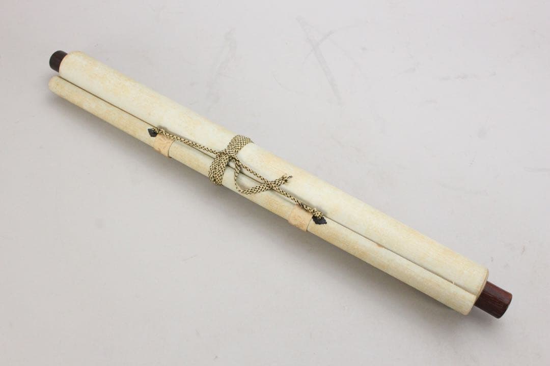 No5521 掛軸　在名　田中松峰　寿老人　彩色絹本　合箱　縁起物　送料無料