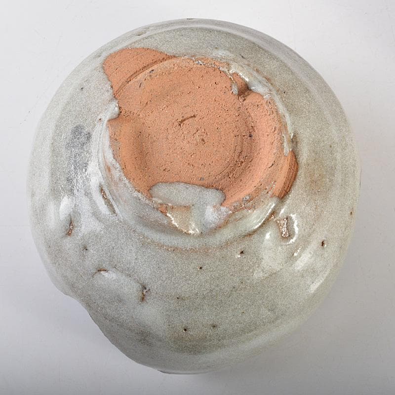 志野焼　大萱窯　豊場惺也造　割山椒向付　5客　共箱　V　6386C