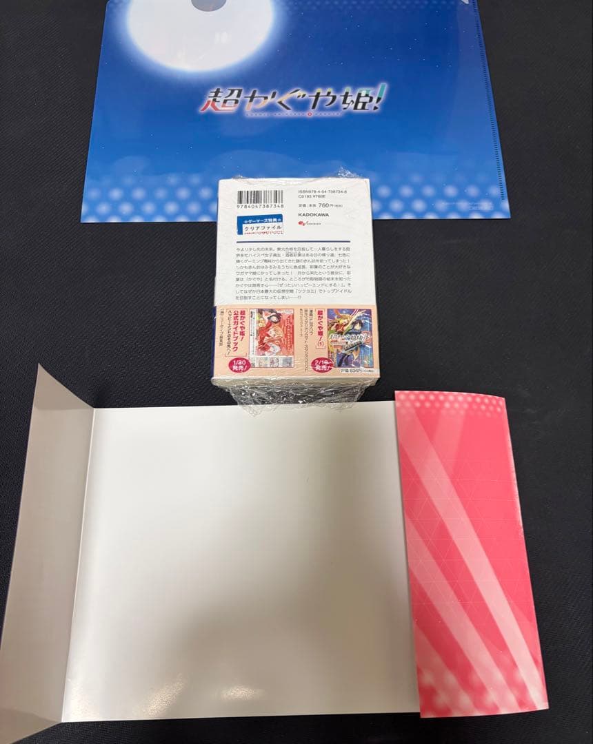 【新品/特典付】小説 超かぐや姫！ ゲーマーズ限定 クリアファイル ブックカバー
