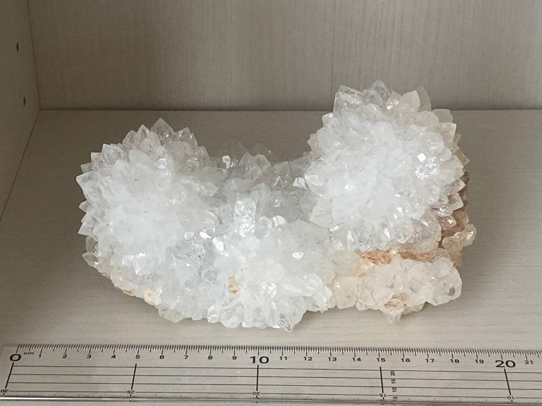 水晶　菊花水晶　クラスタ　原石　鉱物　天然石　パワーストーン　浄化　特大　置物