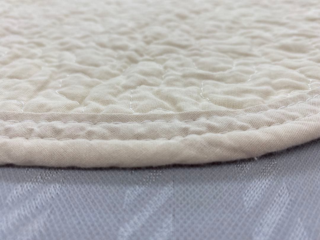 西川　オールコットン敷きパッド・綿１００%・オールシーズンOK・シングルサイズ