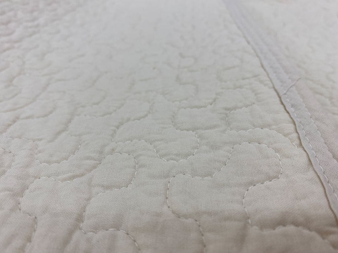 西川　オールコットン敷きパッド・綿１００%・オールシーズンOK・シングルサイズ