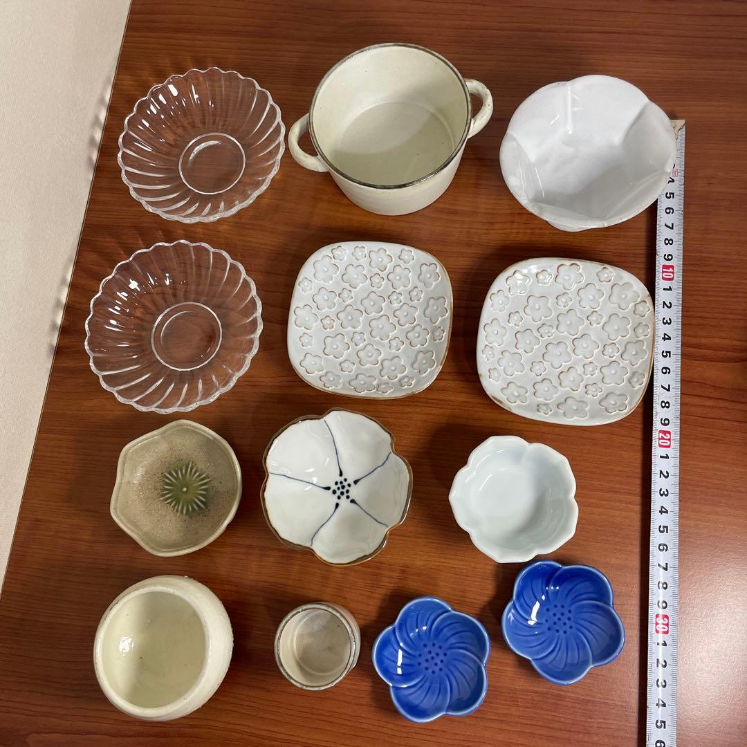 豆皿 まとめ売り 器 食器 お皿 皿 和食器 小鉢 小皿 まめ皿 花 お花 花皿