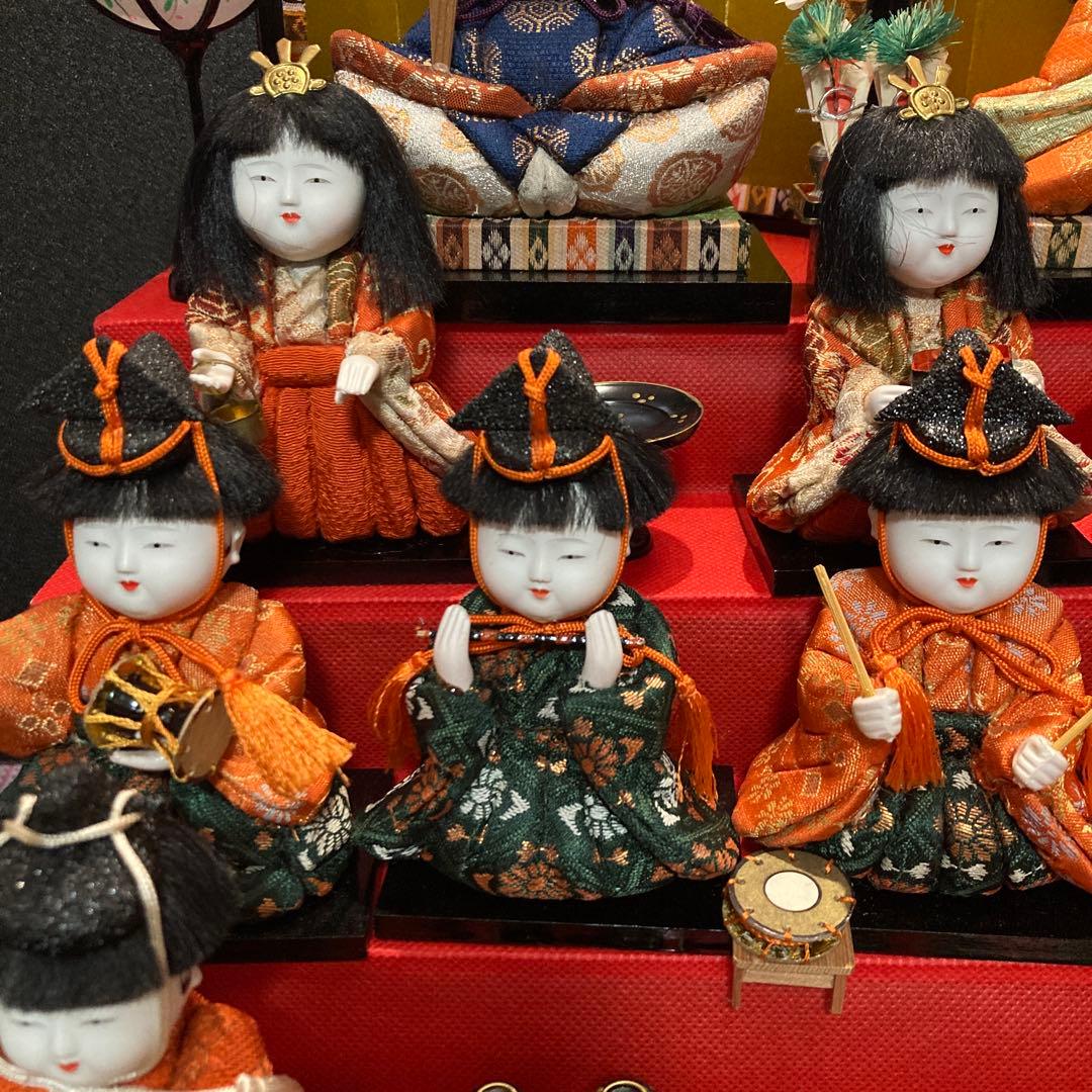 雛人形　最終価格　木目込み十五人揃え　古い