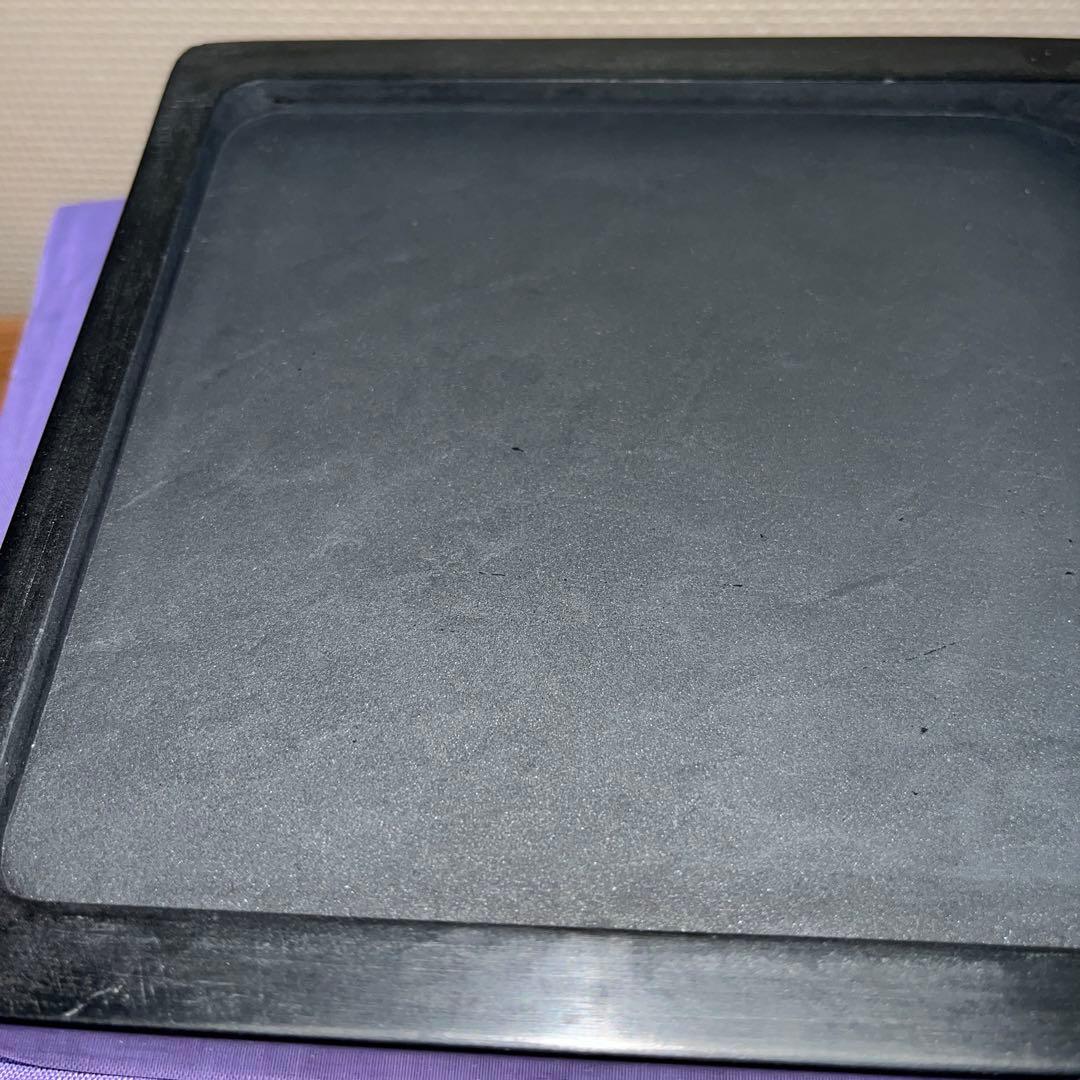 ⭕️雨端硯　鰍沢　文明堂　大型長方研　七寸大　2.3kg超　大作に適応
