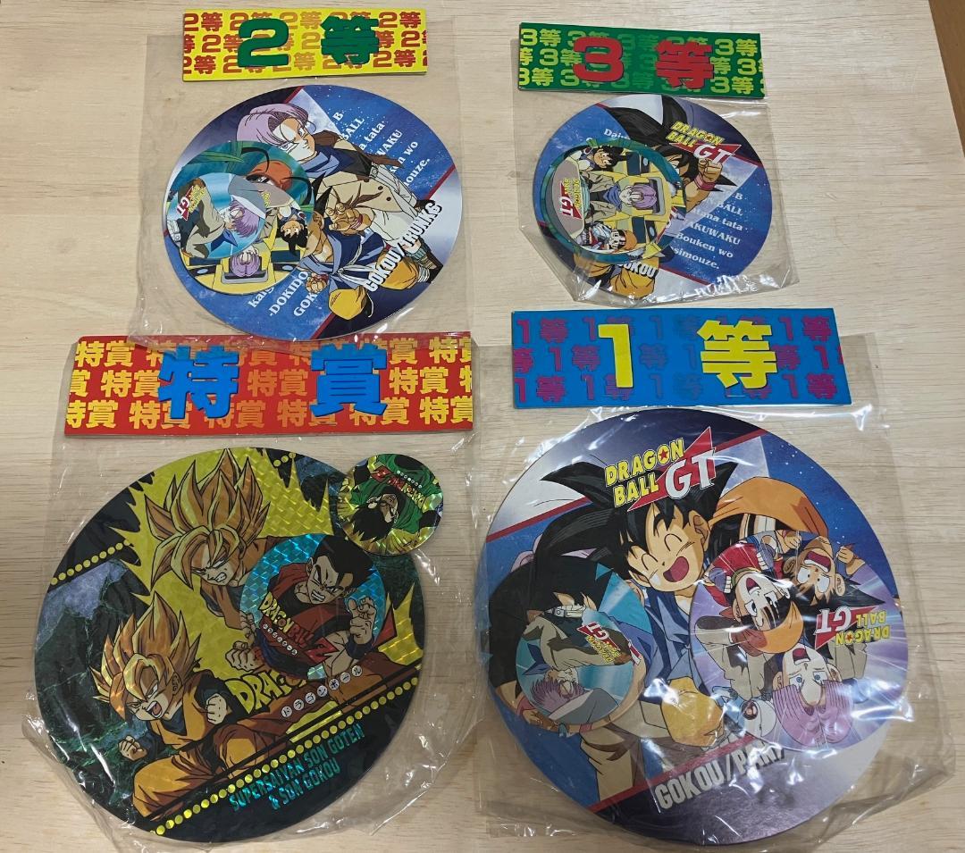 新品未開封アマダ ドラゴンボールZ 丸メンコ特賞1等2等3等 50個 昭和レトロ