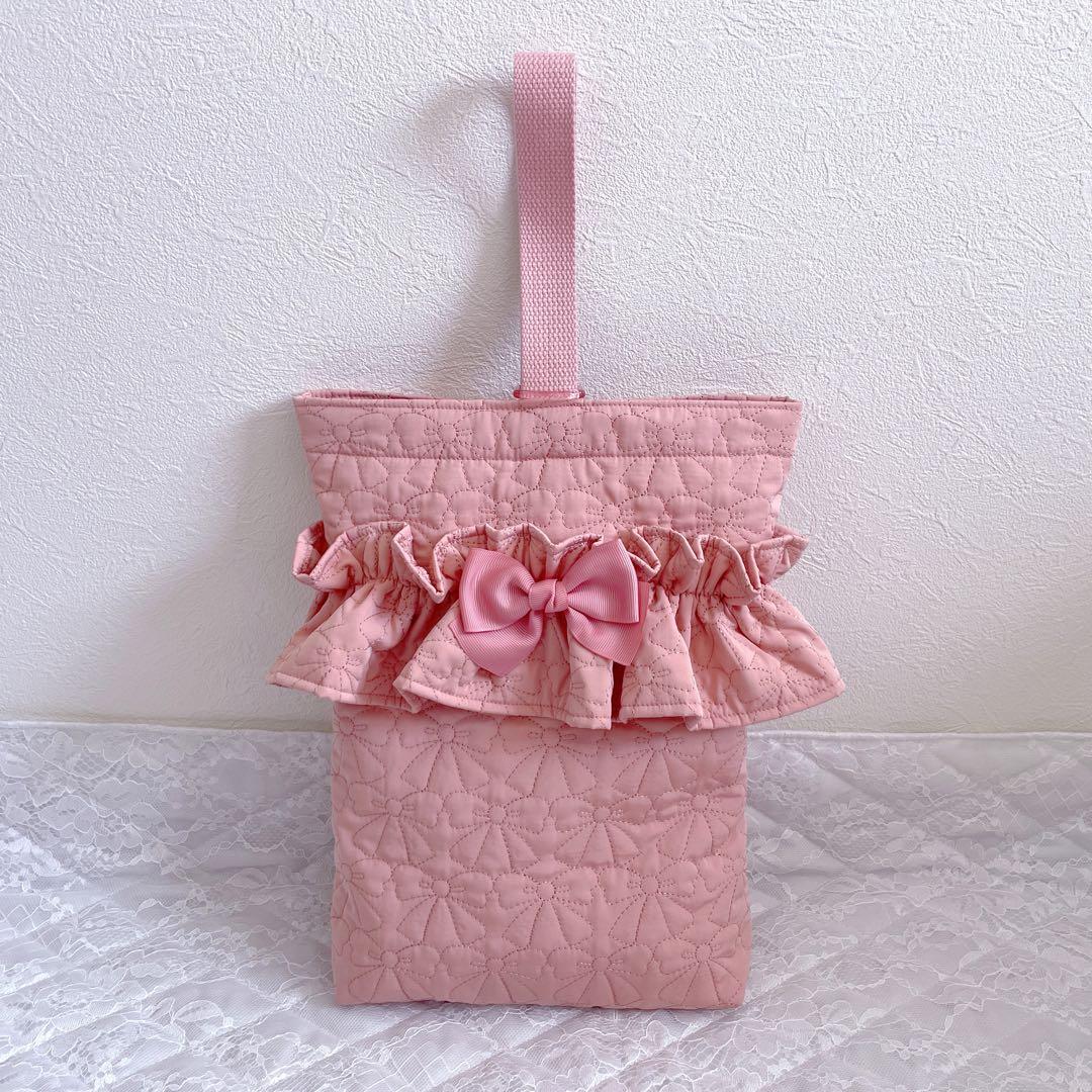 レッスンバッグ.体操服入れ.上靴袋3点セット♡リボン柄キルティング現品限り‼︎