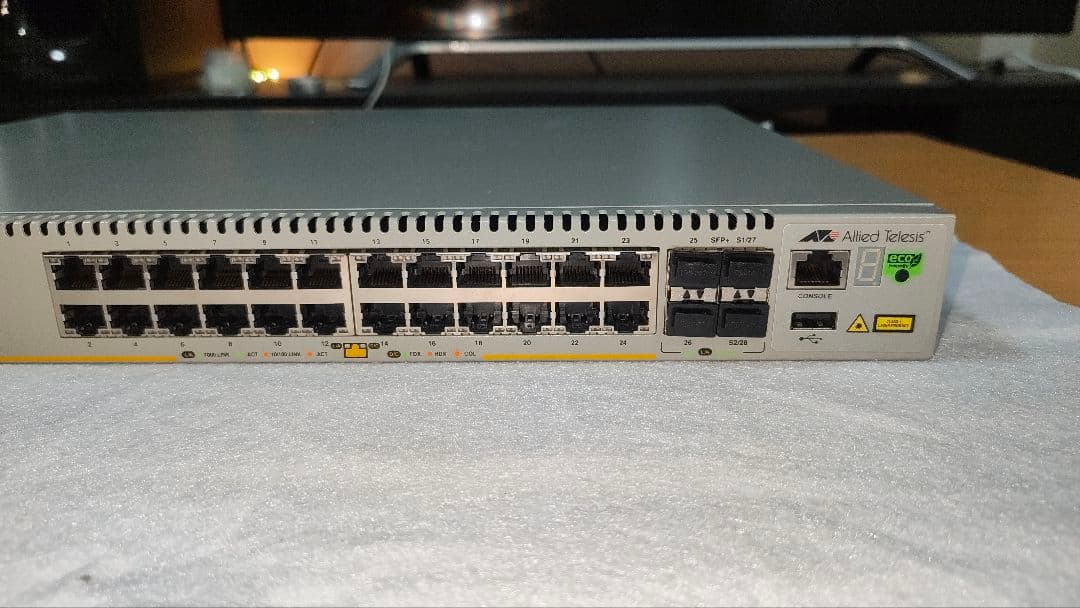 AT-x510-28GTX 24ポート1Gbps 4ポート10Gbps SFP+
