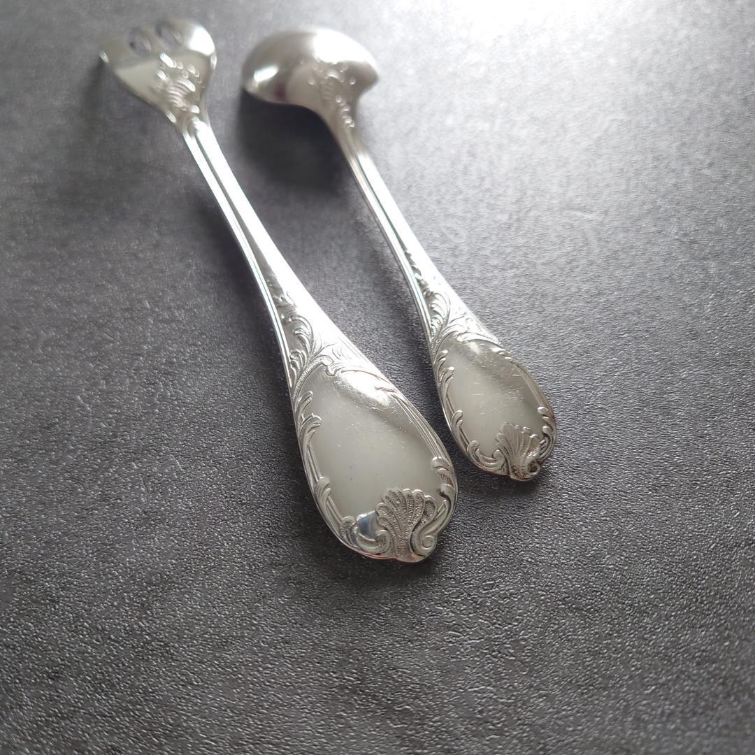 クリストフル マルリー ケーキフォーク コーヒースプーン 2点