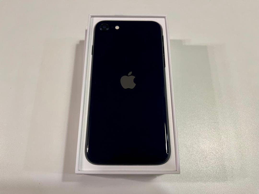 iPhone SE3 64GB ミッドナイト バッテリー85% フルセット