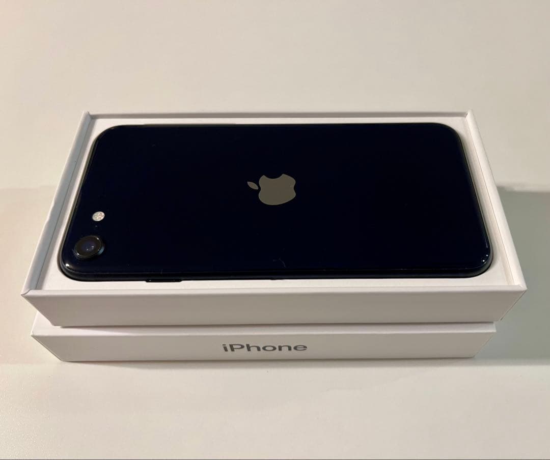 iPhone SE3 64GB ミッドナイト バッテリー85% フルセット
