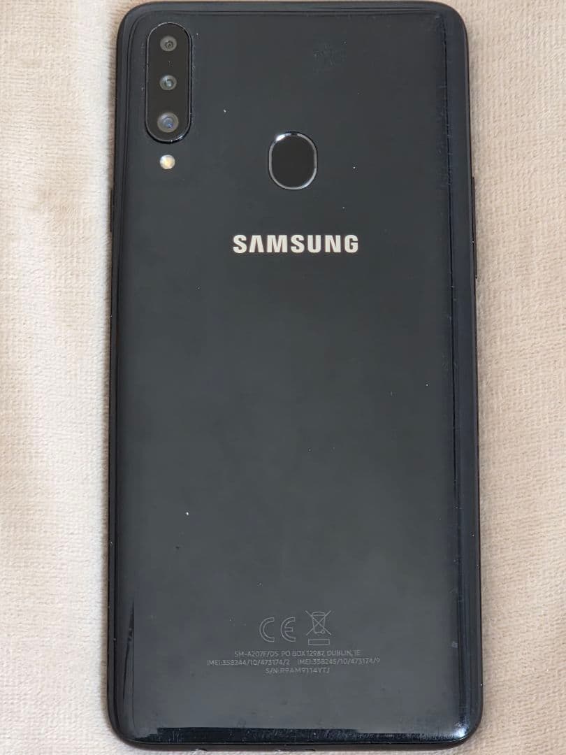 Samsung Galaxy A20s SIM Free 本体