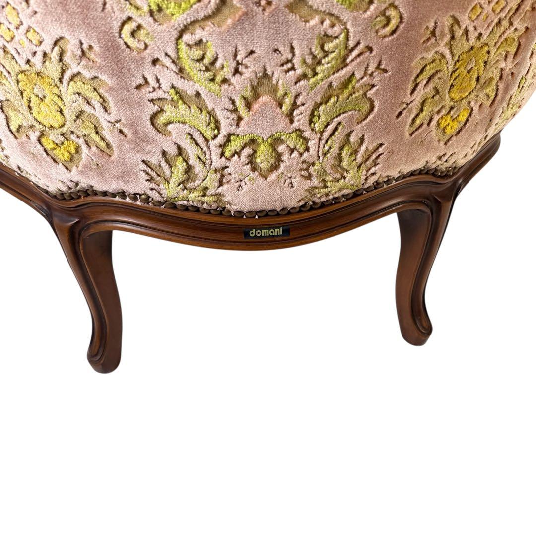 HR384 【美品】カリモク DOMANI ルイ15世 ロココ調　猫足