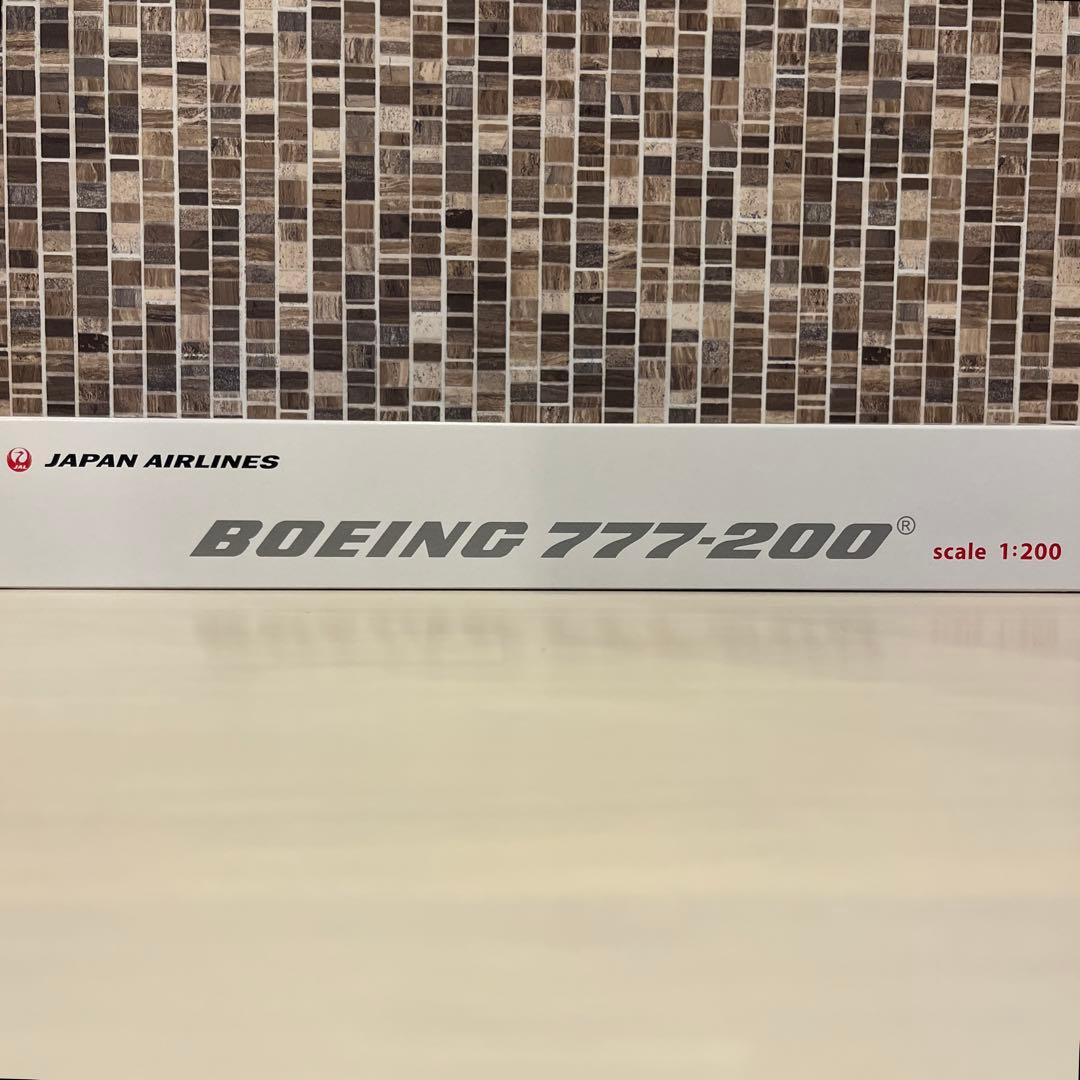 JAL 嵐JET モデルプレーン BOEING 777-200 1/200