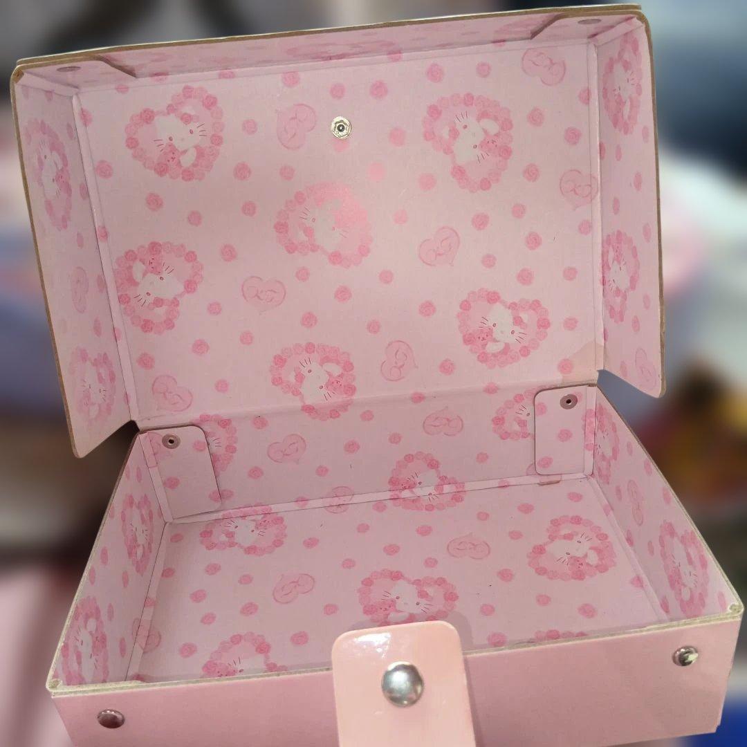 ハローキティ30周年限定2004年 収納ボックスお道具箱激レアレトロ