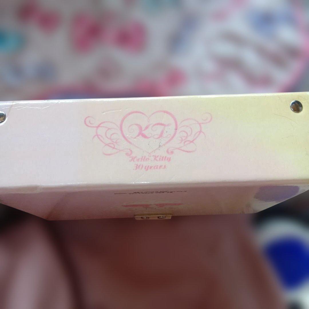 ハローキティ30周年限定2004年 収納ボックスお道具箱激レアレトロ