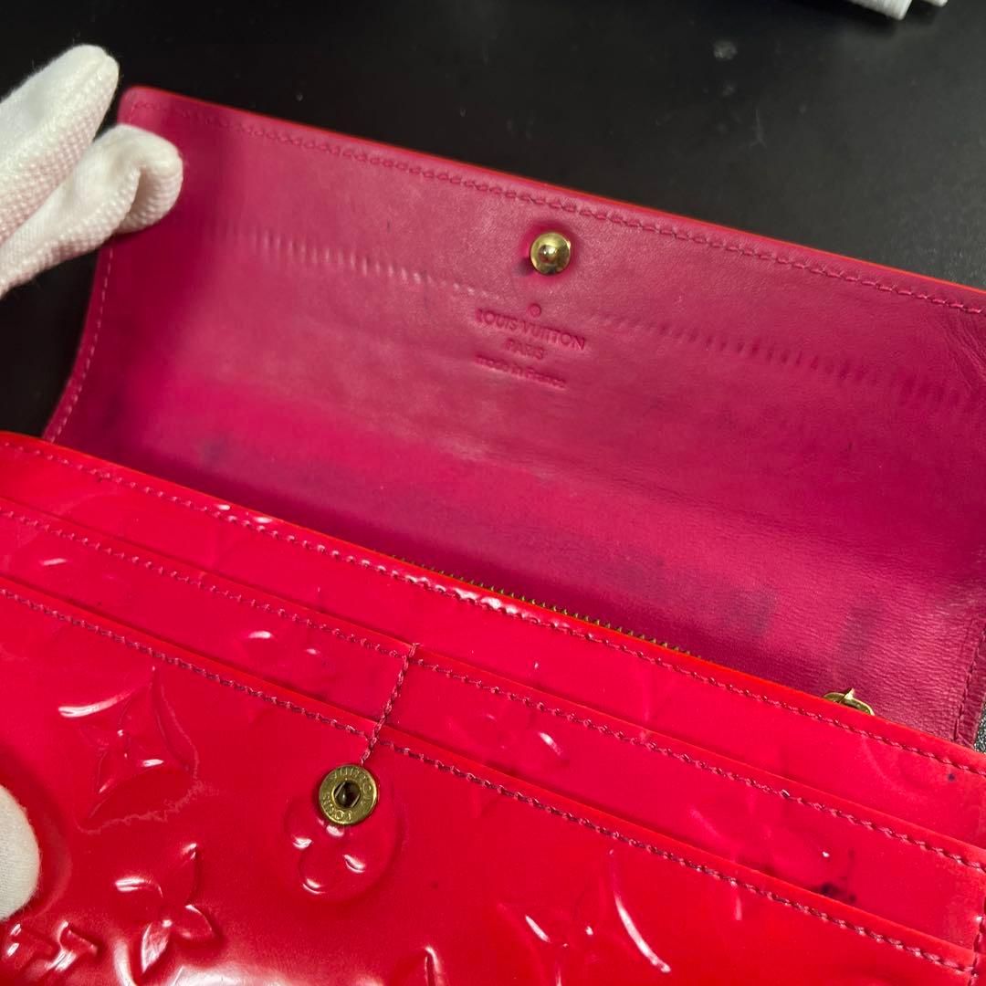 【正規品】ルイヴィトン モノグラム ヴェルニ ポルトフォイユ・サラ 長財布
