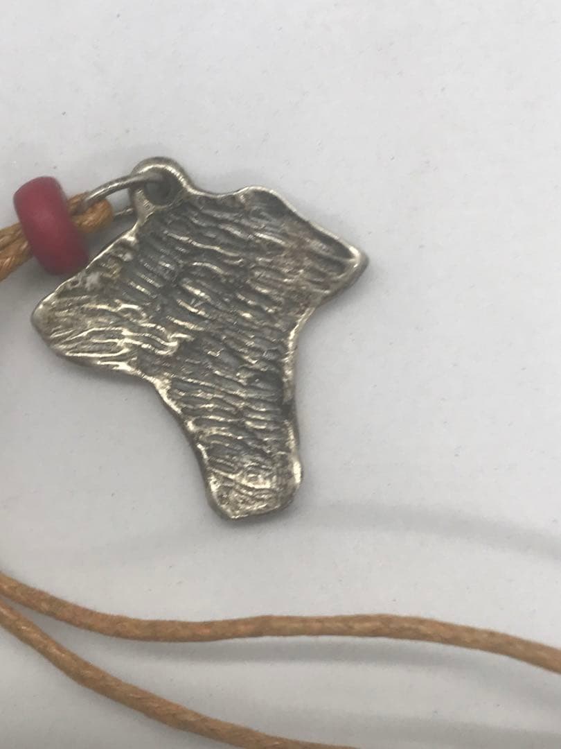 【自作】シルバーネックレス 象【現品限り】