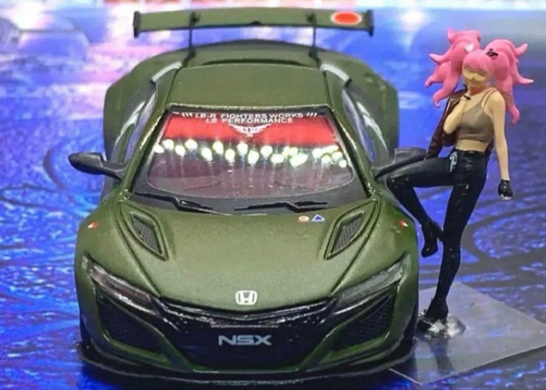 ラスト1台　1/64サイズ　LBWK ホンダ　NSX ゼロ戦カラー