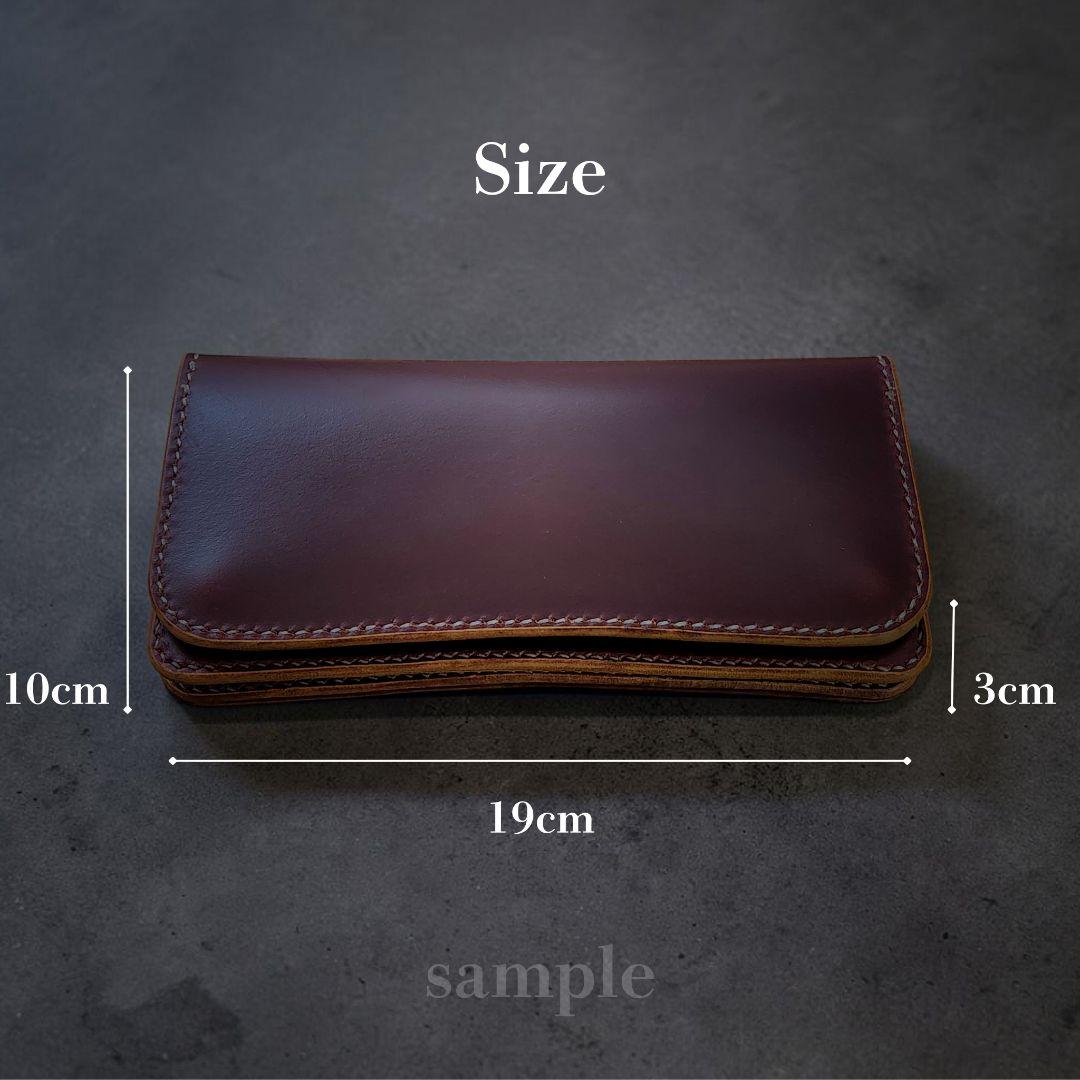 ホーウィン　クロムエクセル　ロングウォレット　トラッカー