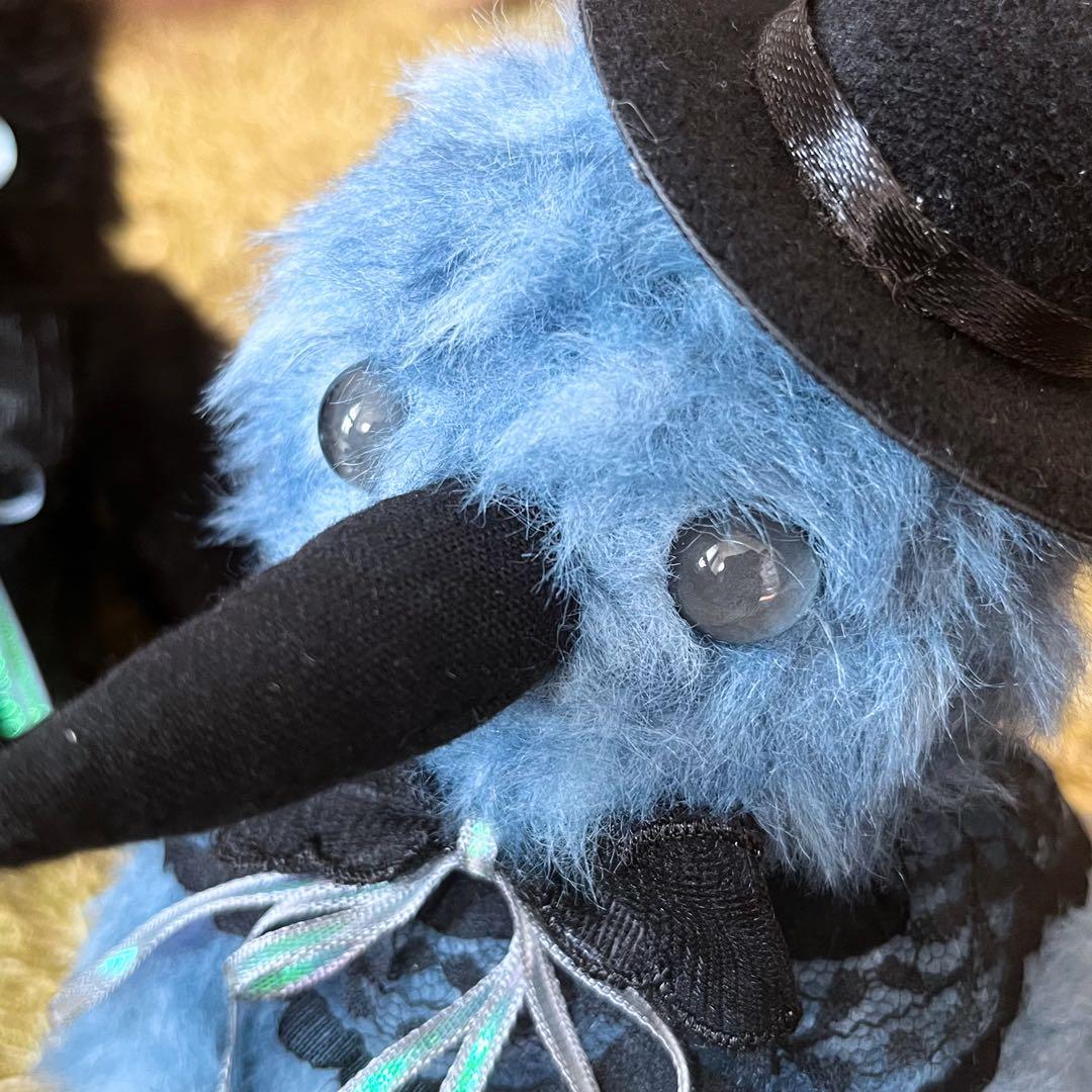 【よるむ】　あみぐるみ　オーダーメイド　ぬいぐるみ　アートドール　カラス