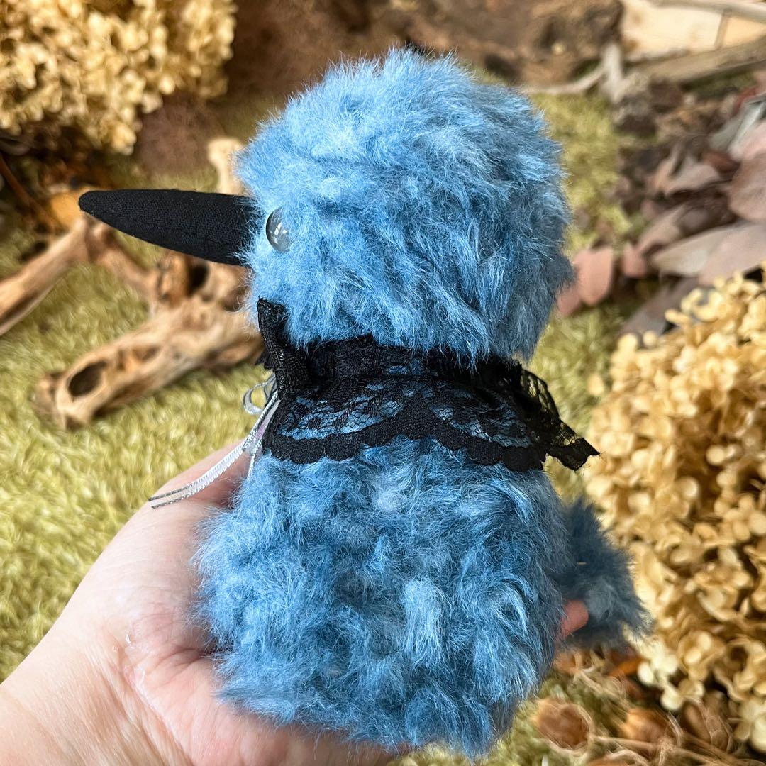 【よるむ】　あみぐるみ　オーダーメイド　ぬいぐるみ　アートドール　カラス