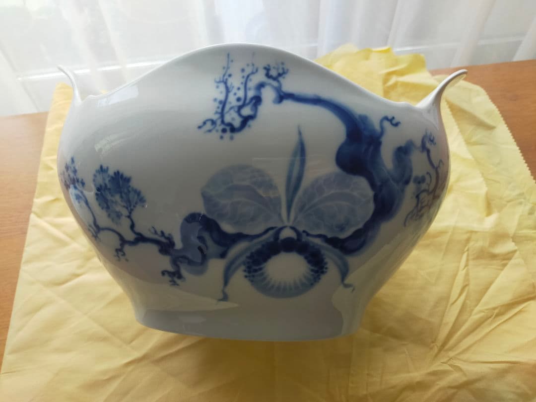 珍品【MEISSEN】ブルーオーキッド 大型スープチューリン 約3.5L 一級品
