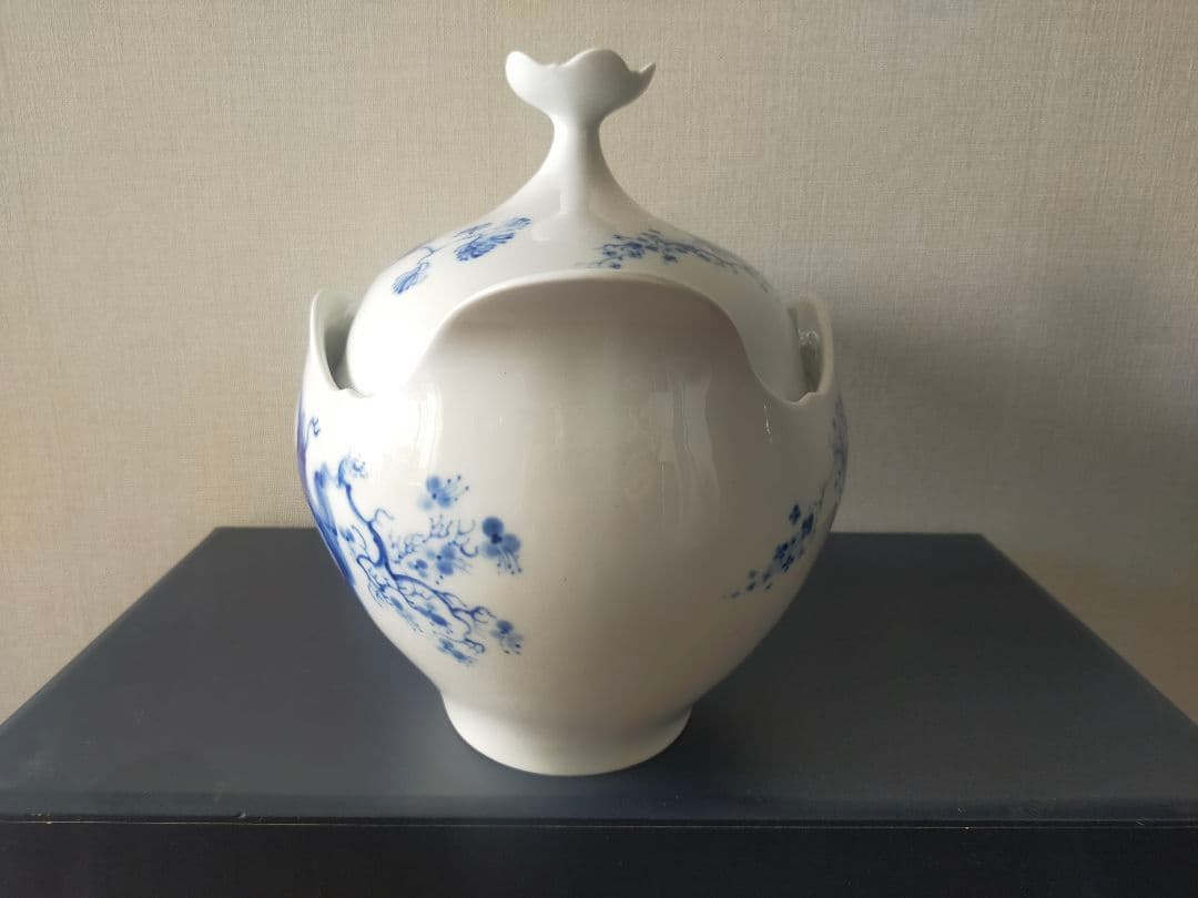 珍品【MEISSEN】ブルーオーキッド 大型スープチューリン 約3.5L 一級品
