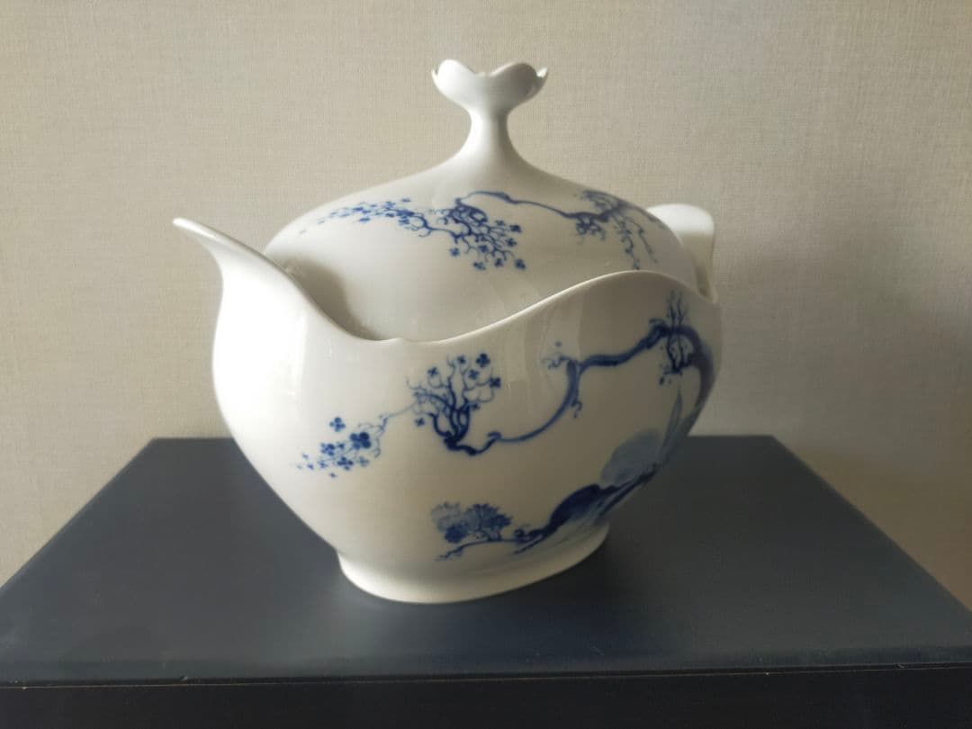 珍品【MEISSEN】ブルーオーキッド 大型スープチューリン 約3.5L 一級品