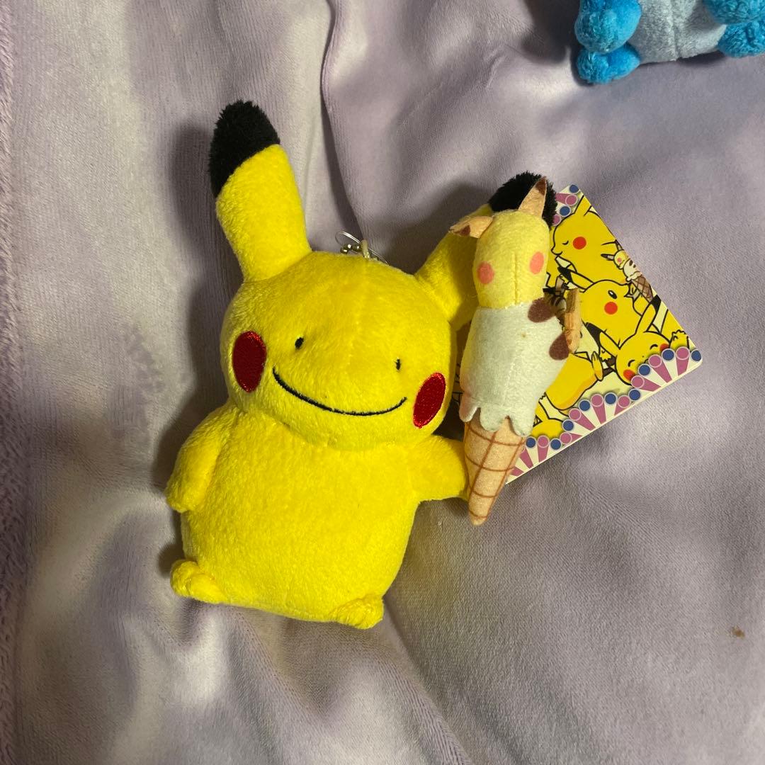 ミズゴロウ メタモン　ぬいぐるみ ピカチュウカーニバル