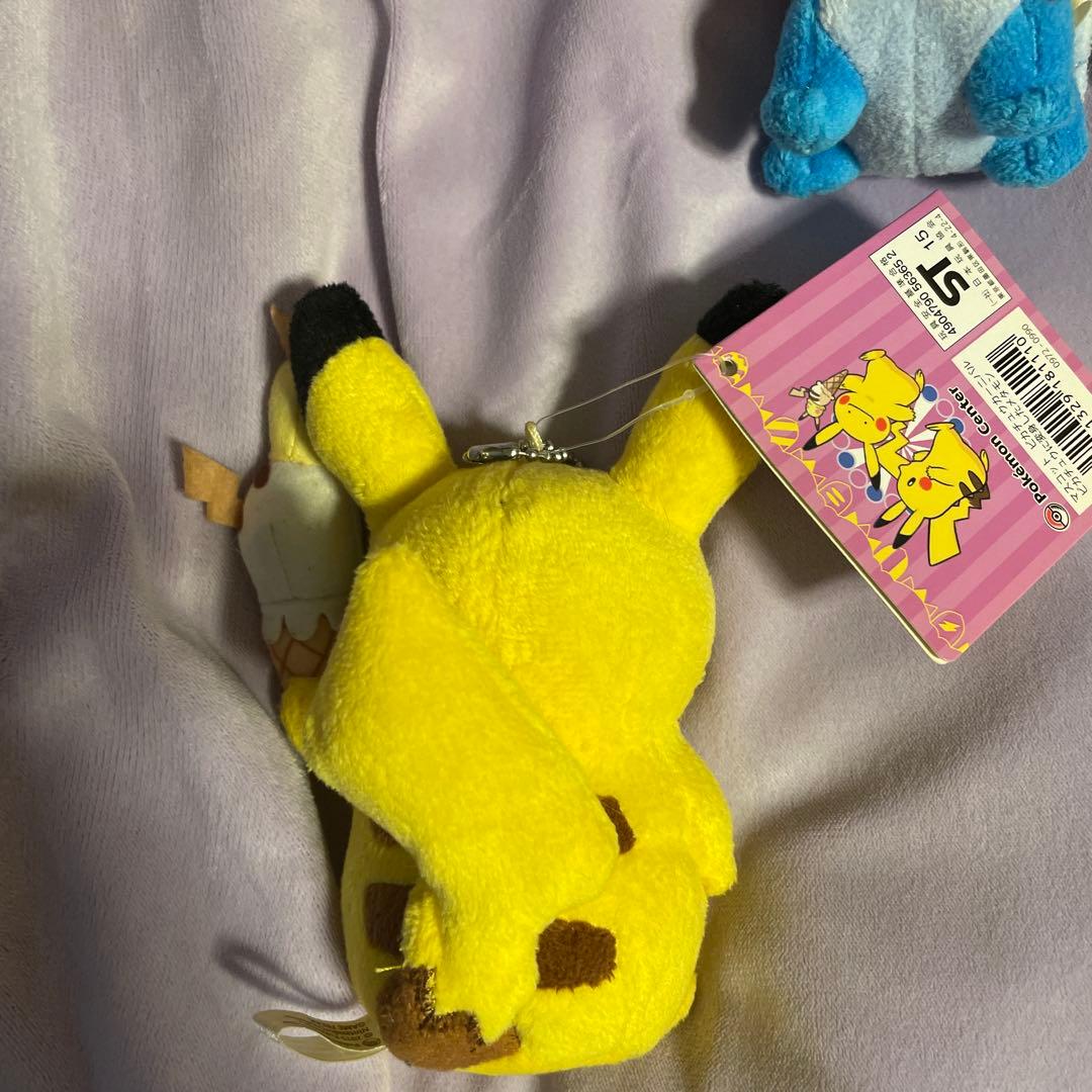 ミズゴロウ メタモン　ぬいぐるみ ピカチュウカーニバル