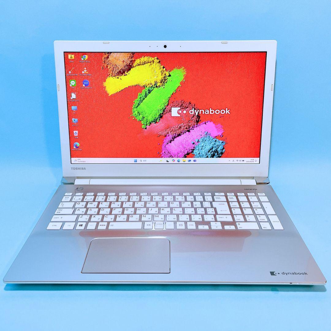 dynabook T55/BW i3 8GB 新品SSD 快適高速ノートパソコン