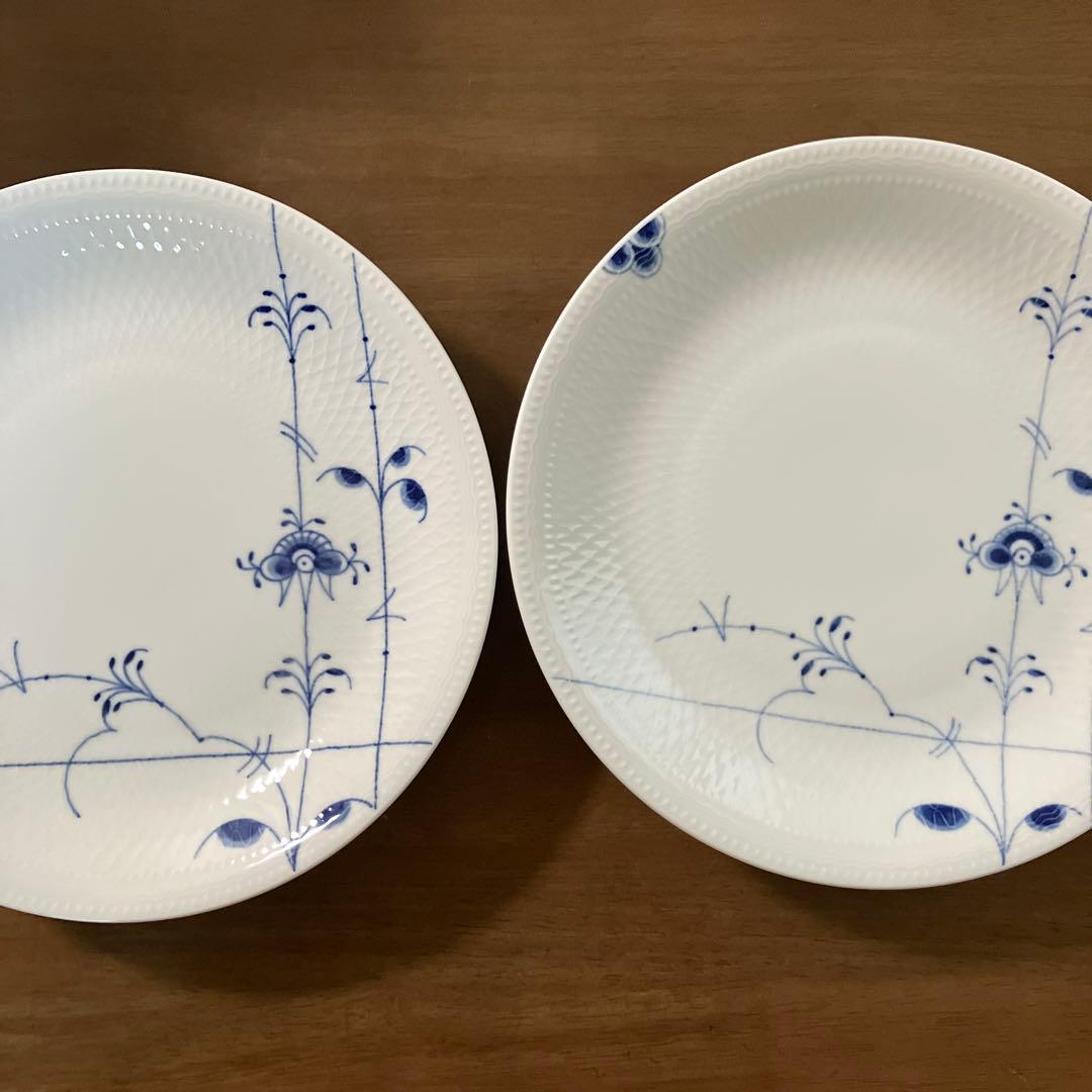 ロイヤルコペンハーゲン　ブルーパルメッテ 大皿 26cmプレート　2枚