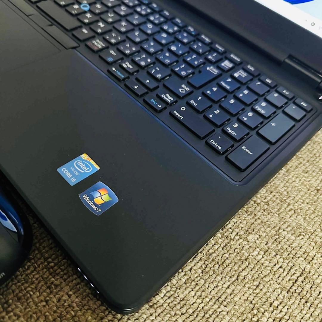 S165 Dellノートパソコンi5高速SSDサクサクWindows11オフィス