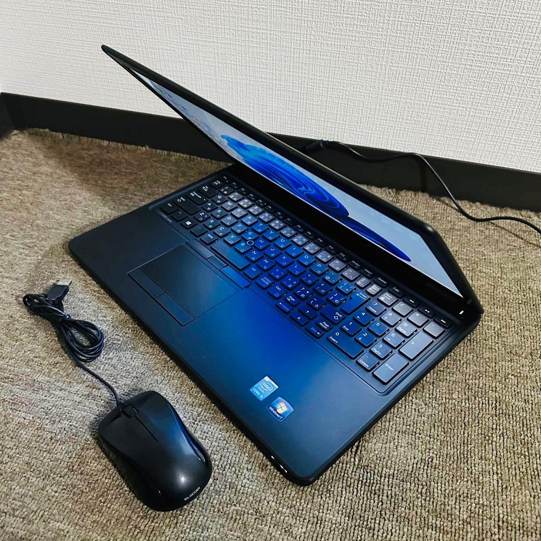 S165 Dellノートパソコンi5高速SSDサクサクWindows11オフィス