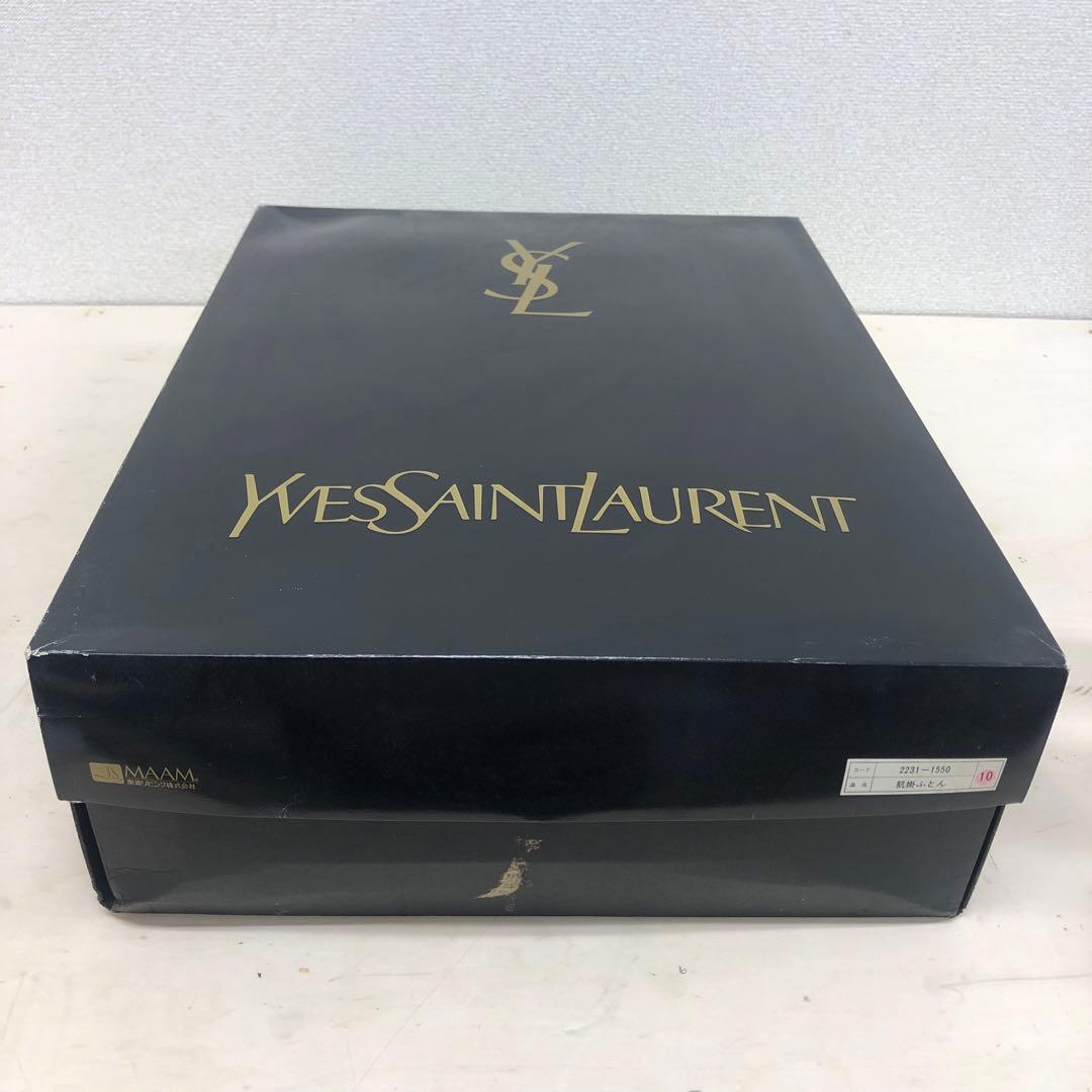 イヴサンローラン ペイズリー柄 掛け布団 肌掛けふとん 2点セット キルティング