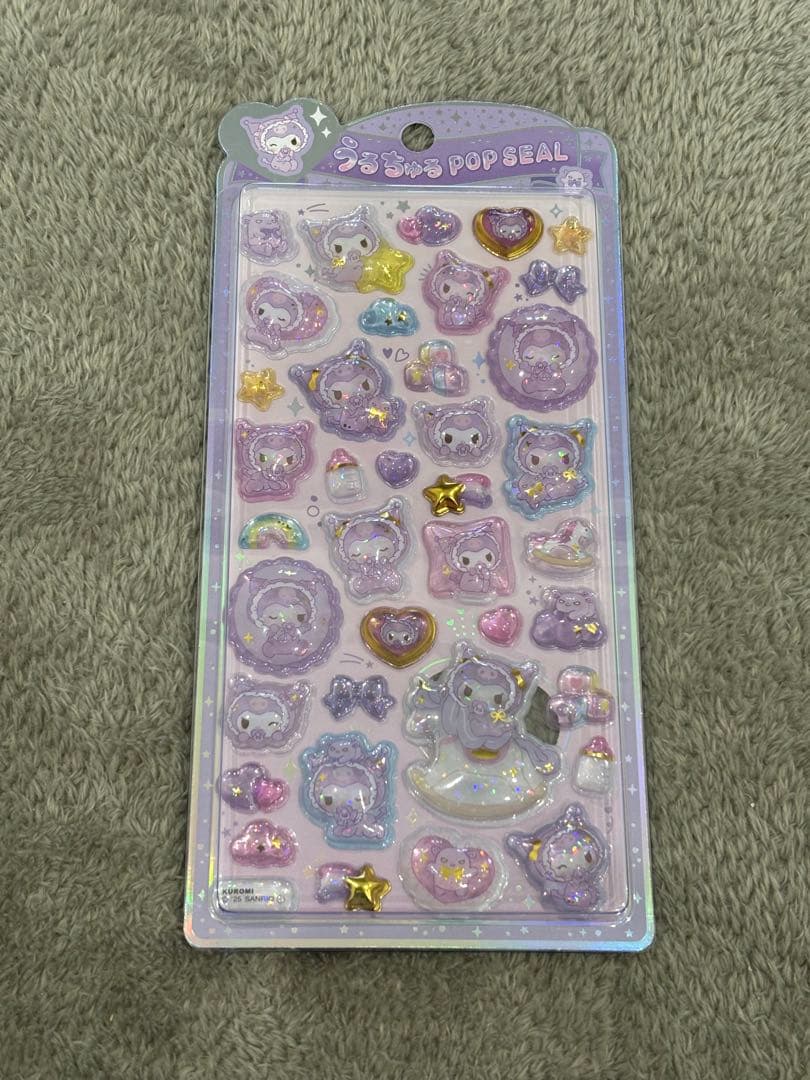 【新品正規品】うるちゅるポップシール サンリオキャラクターディズニー9枚セット