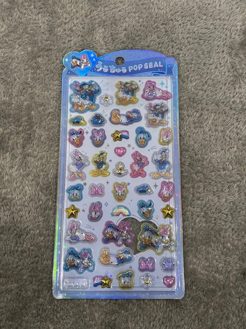 【新品正規品】うるちゅるポップシール サンリオキャラクターディズニー9枚セット