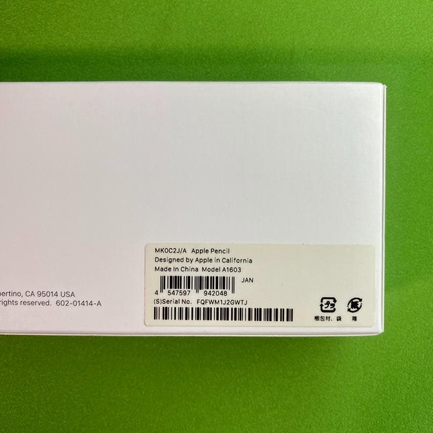 【未使用✅】Apple Pencil 第1世代 A1603 Lightning用