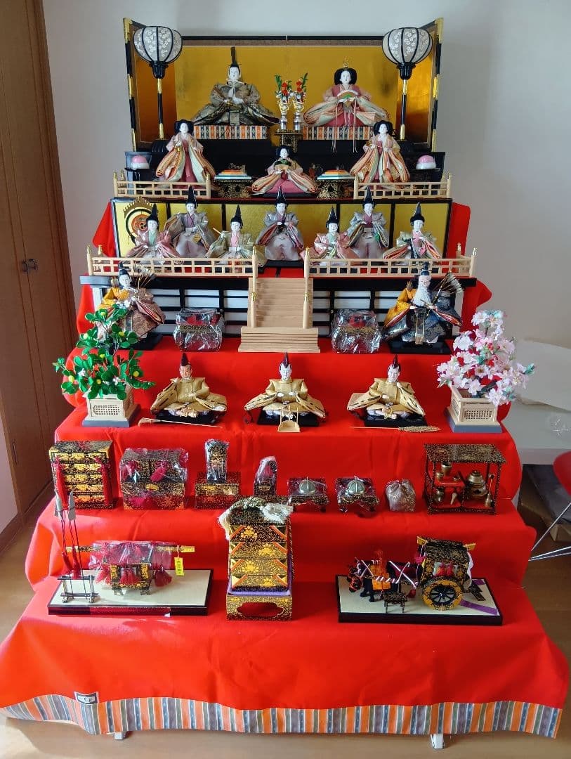 東玉お雛様段飾り40号①お雛様セット