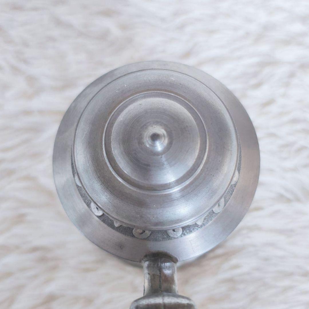 ピューター ビアマグ ビアジョッキ アンティーク ヴィンテージ 錫製 彫刻