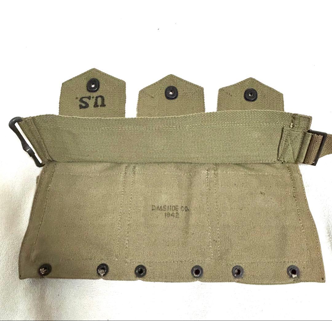 米軍ナム戦/M1937/BAR弾帯/実物/未使用デッドストック