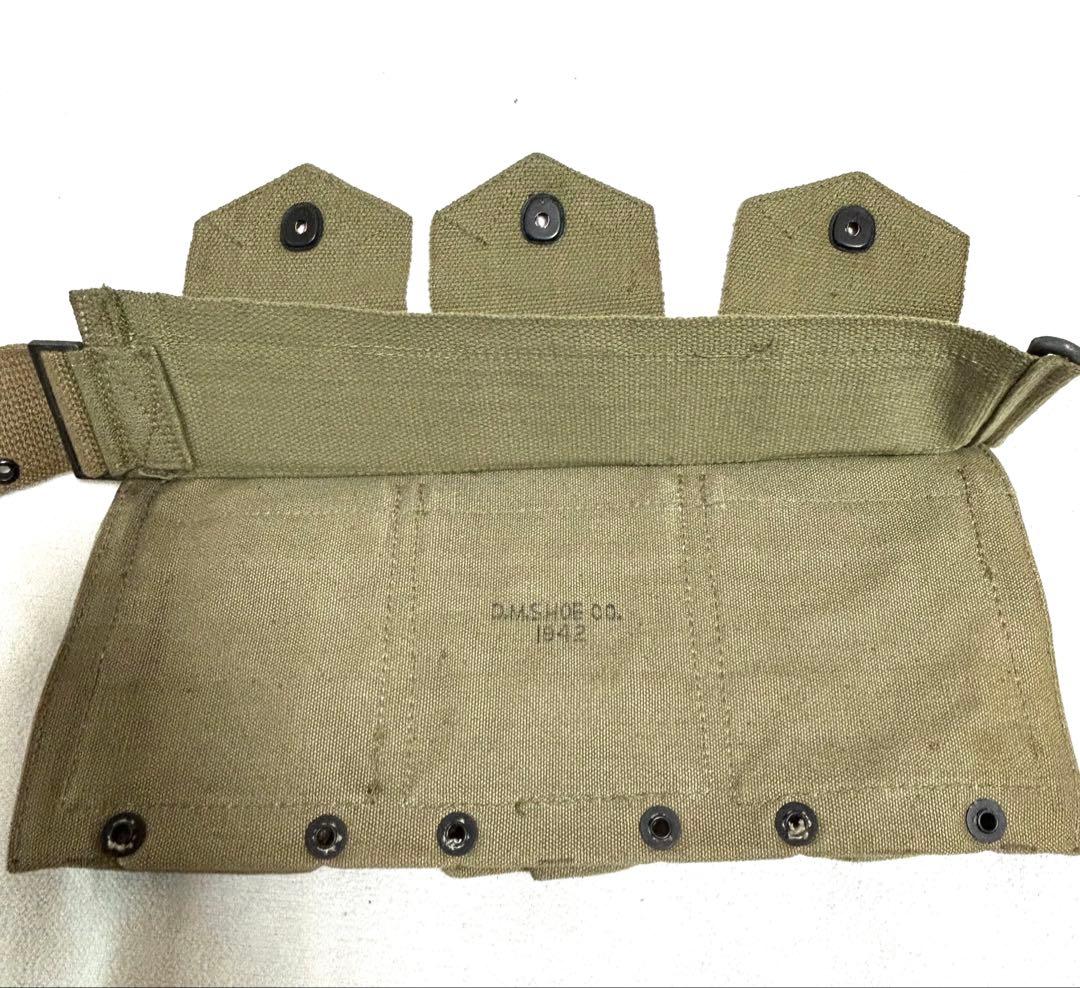 米軍ナム戦/M1937/BAR弾帯/実物/未使用デッドストック