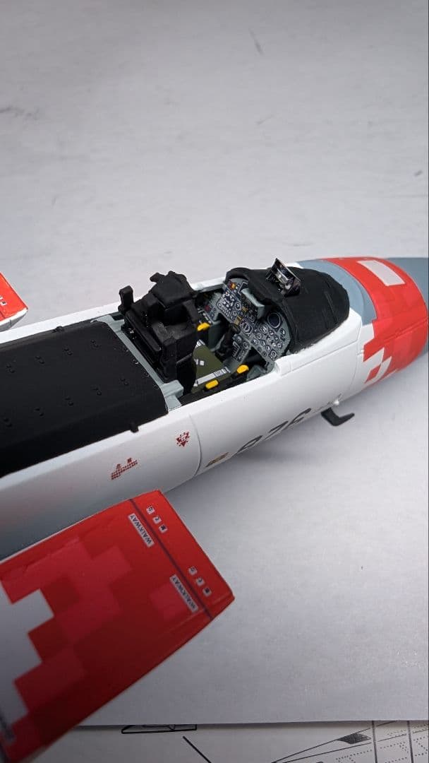 プラッツ製F-15J 305SQ　40thAnniversary　 梅組　完成品