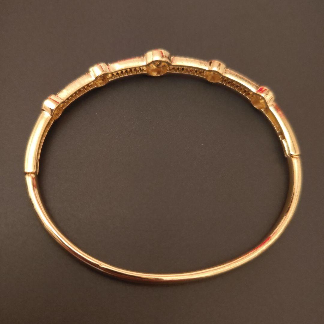 ゴールドトーン バングル 2本セット