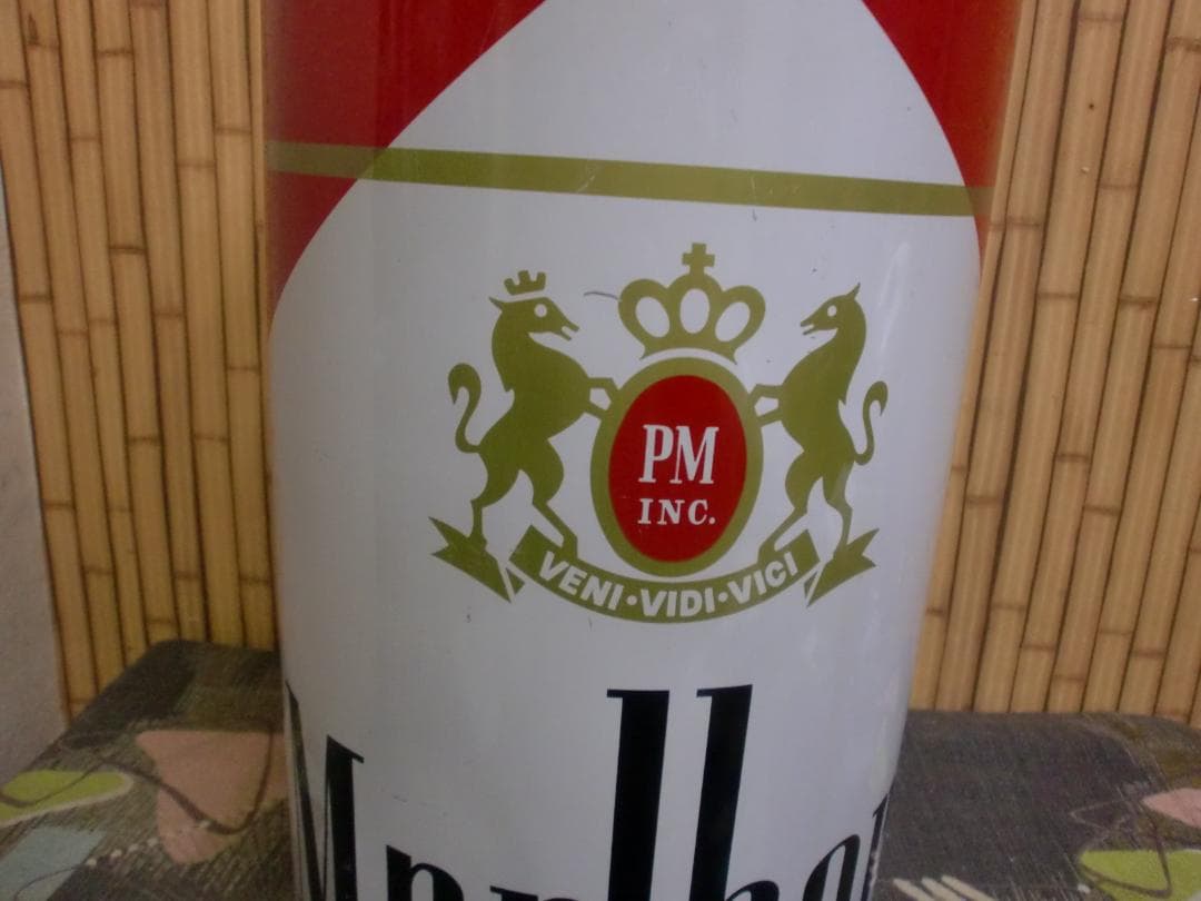 Marlboro 　マルボロ　ゴミ箱　傘立て　昭和レトロ