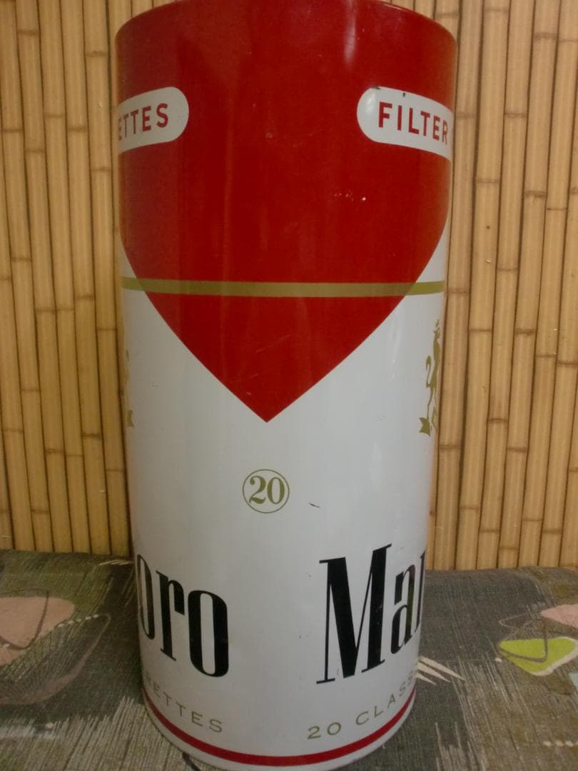 Marlboro 　マルボロ　ゴミ箱　傘立て　昭和レトロ